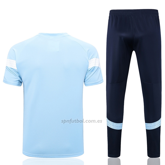 Chandal del Manchester City Manga Corta 2022-2023 Azul